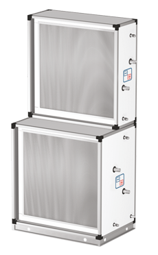 Рекуператор с промежуточным теплоносителем